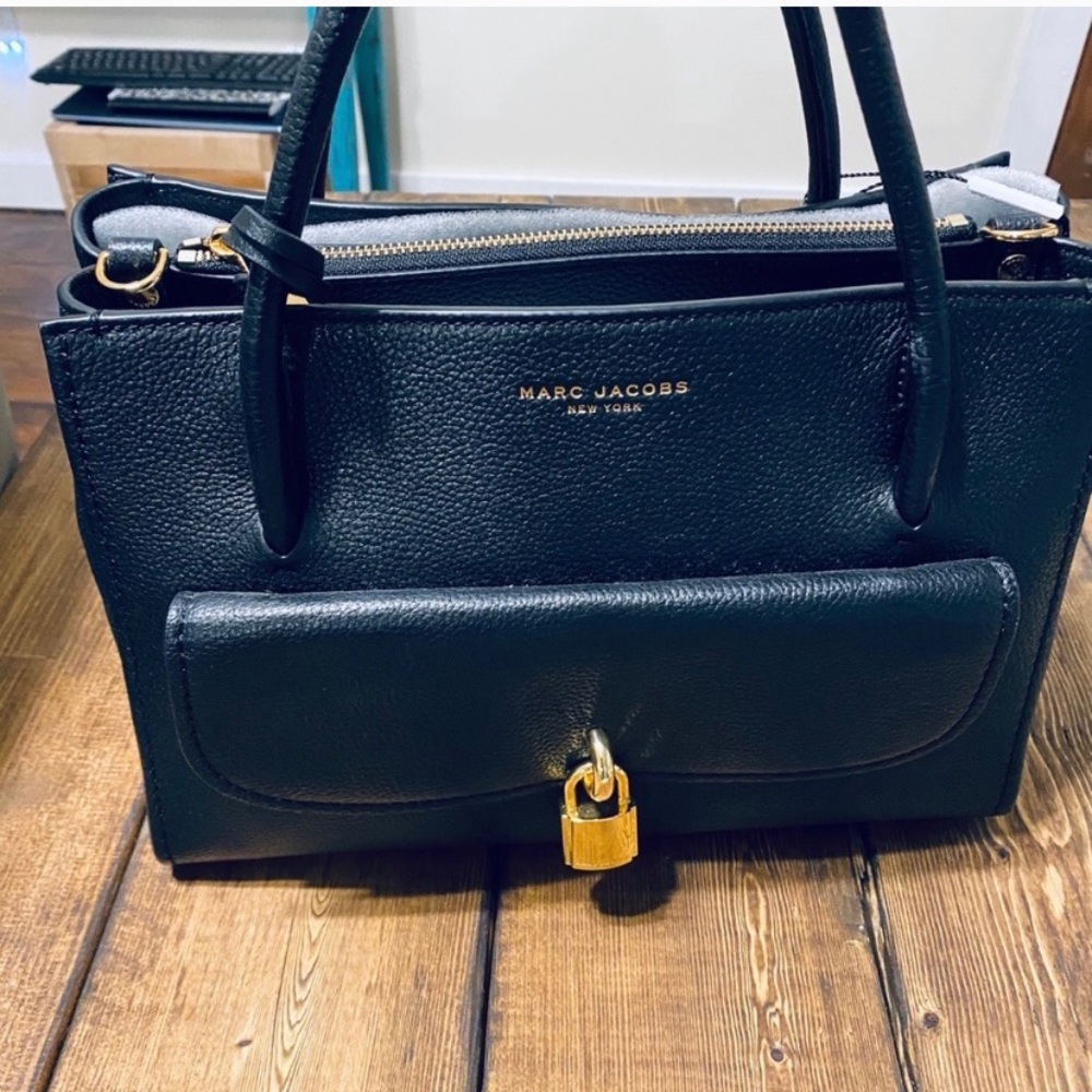 Marc Jacobs Lock Leather Handbag